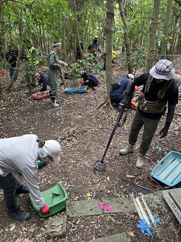 ４月沖縄 遺骨収容 2日目