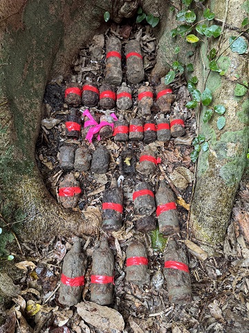 ４月沖縄 遺骨収容 2日目