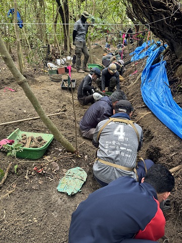 ４月沖縄 遺骨収容 3日目