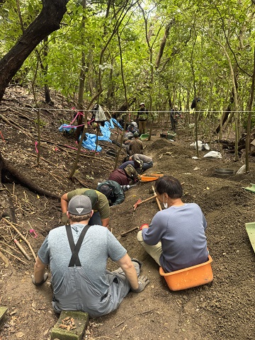 ４月沖縄 遺骨収容 3日目