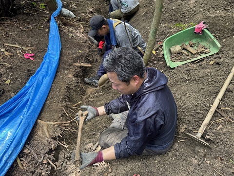 ４月沖縄 遺骨収容 3日目