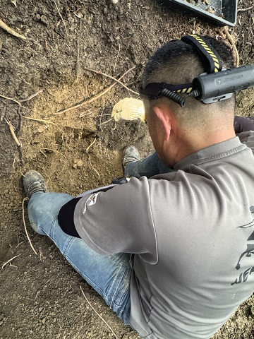 ４月沖縄 遺骨収容 3日目