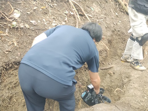 ４月沖縄 遺骨収容 最終日
