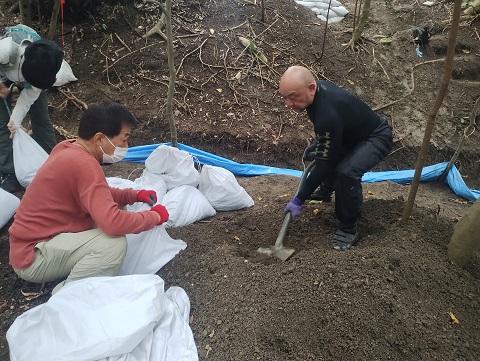 ４月沖縄 遺骨収容 最終日