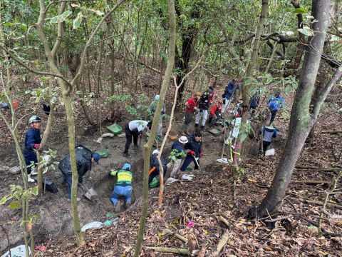 ８月沖縄 遺骨収容 初日