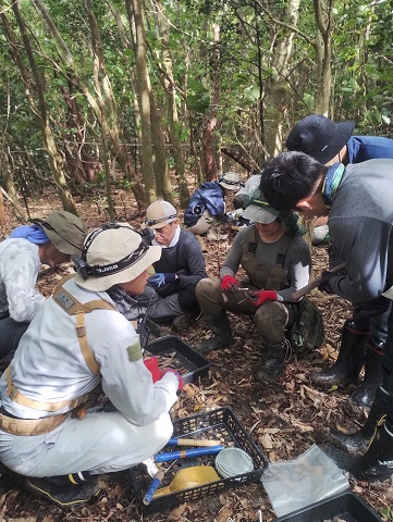 ８月沖縄 遺骨収容 2日目