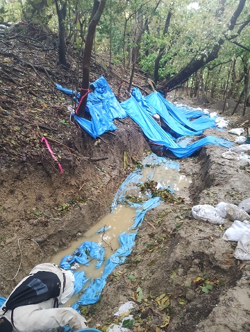 ８月沖縄 遺骨収容６日目
